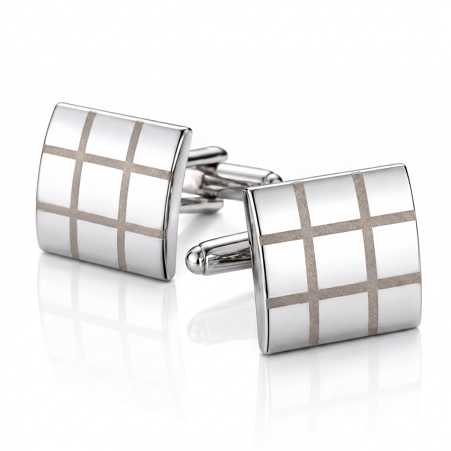 The Regent Grid Cufflinks