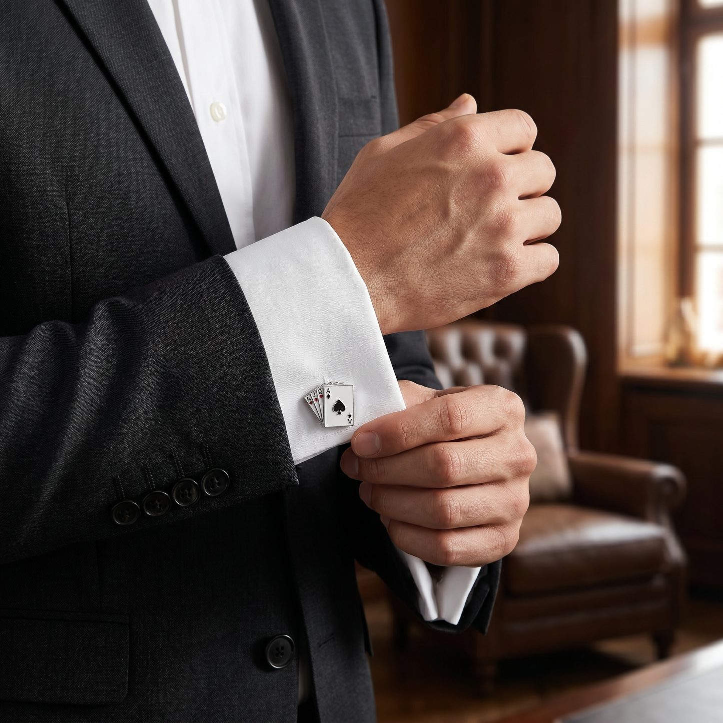 The Royal Flush Cufflinks