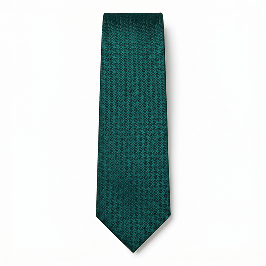 The Forest Green Textured Tie
