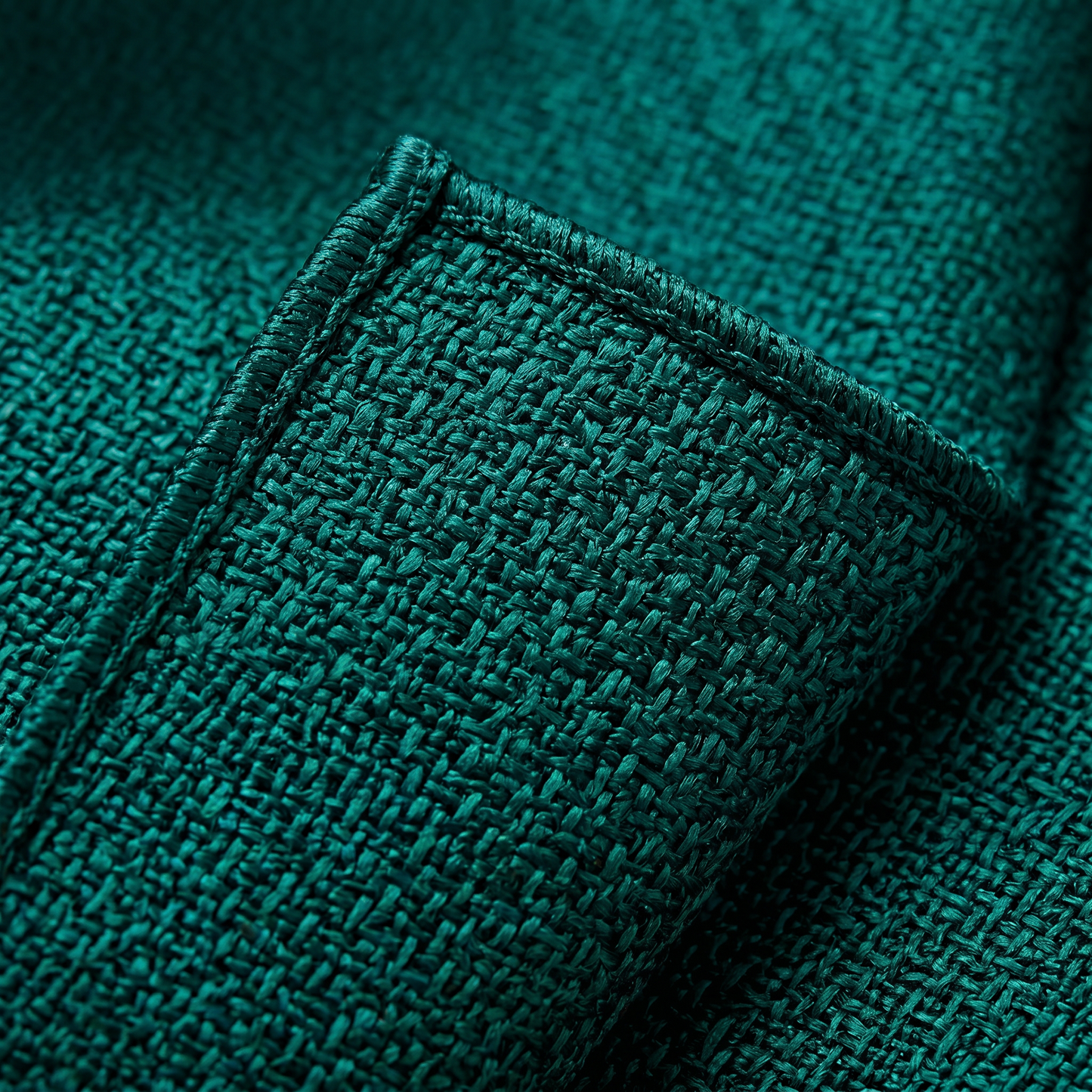 The Emerald Texture Pocket Square