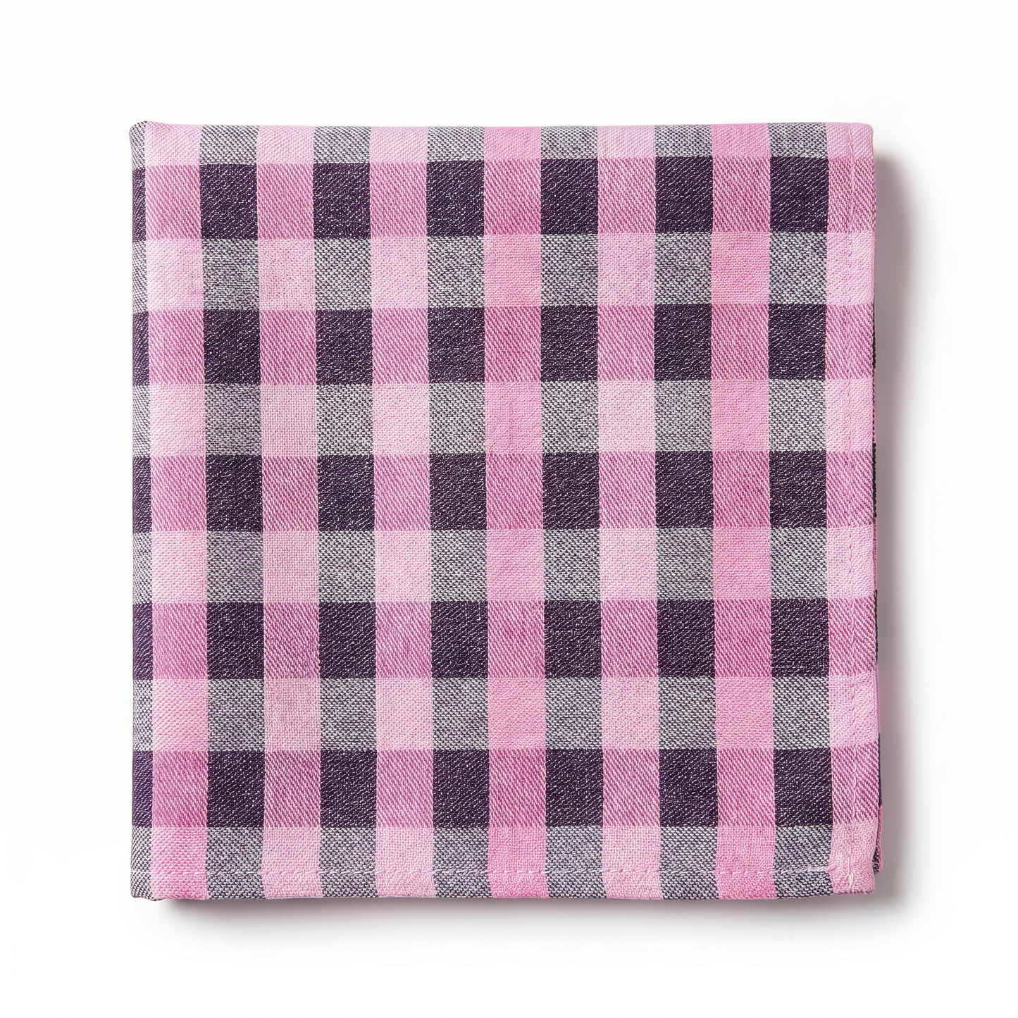 The Rose Check Pocket Square