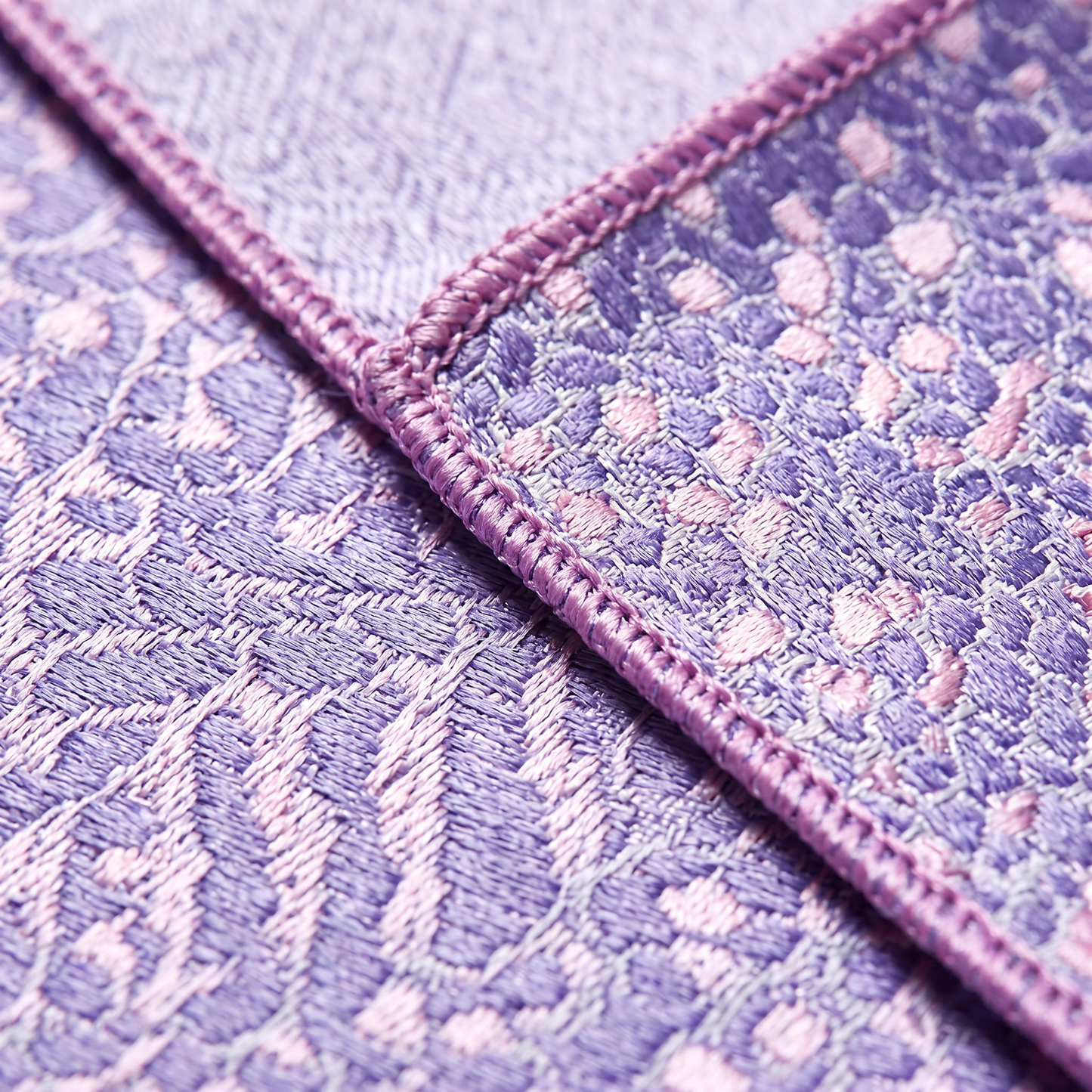 The Lavender Mosaic Pocket Square