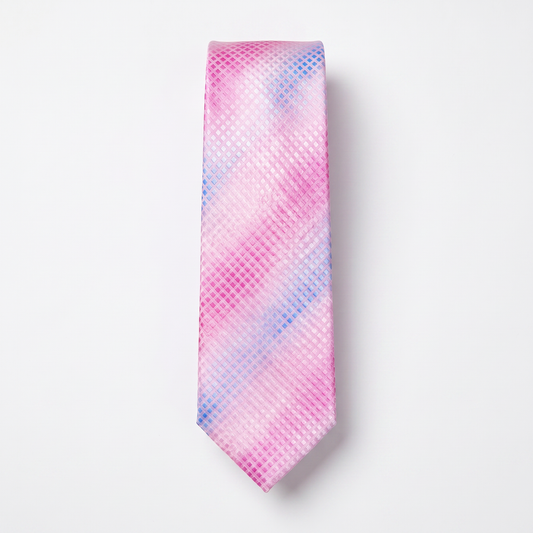 The Rose Quartz Lattice Tie
