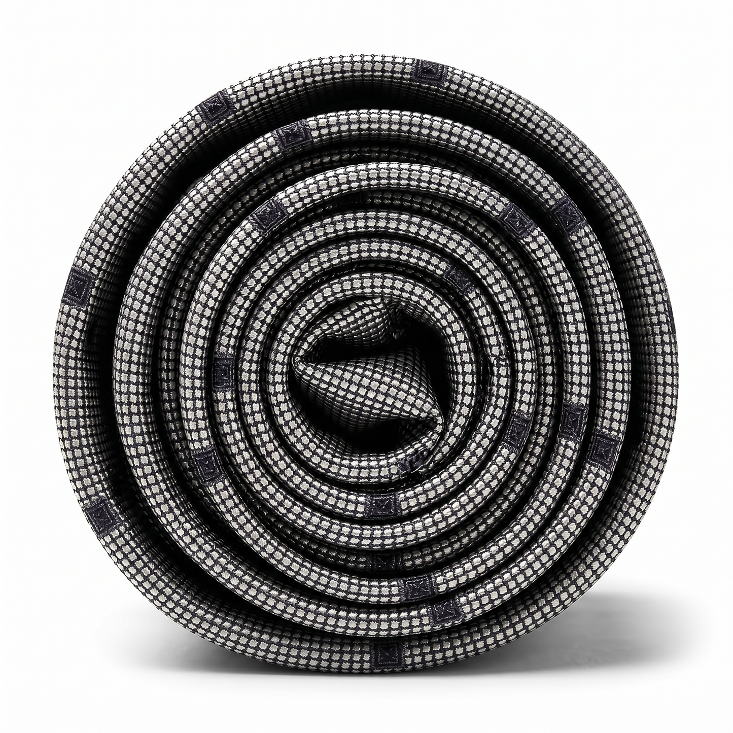 The Silver Micro-Dot Tie