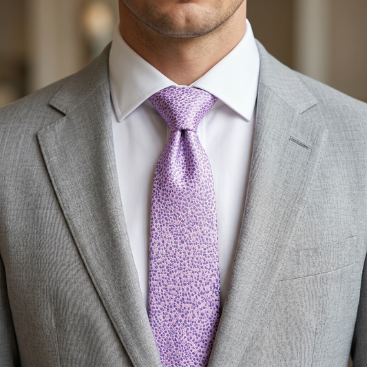 The Lavender Mosaic Tie