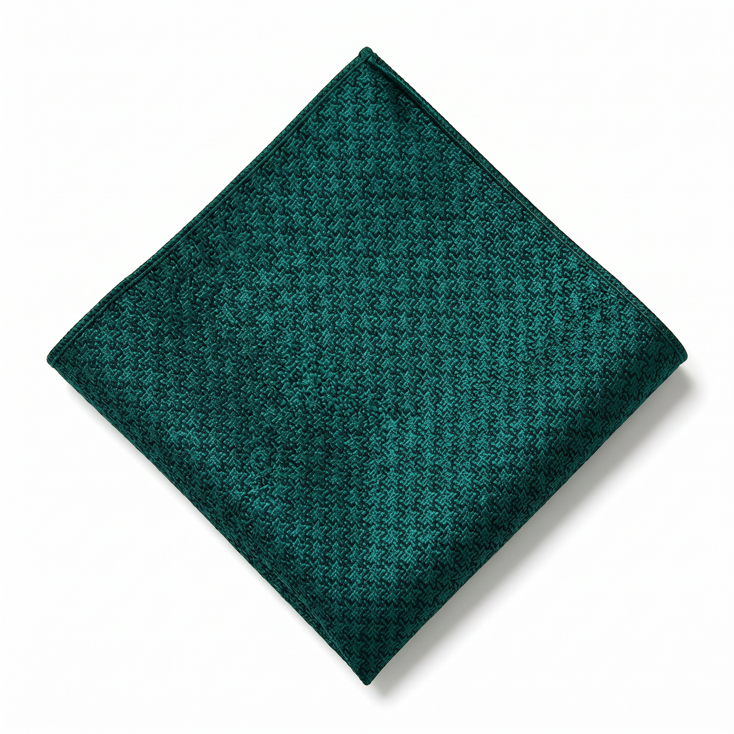 The Emerald Texture Pocket Square