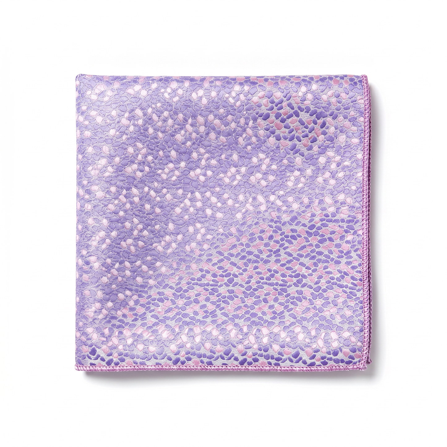 The Lavender Mosaic Pocket Square