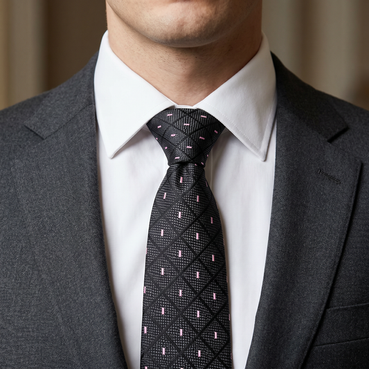 The Graphite Prism Tie