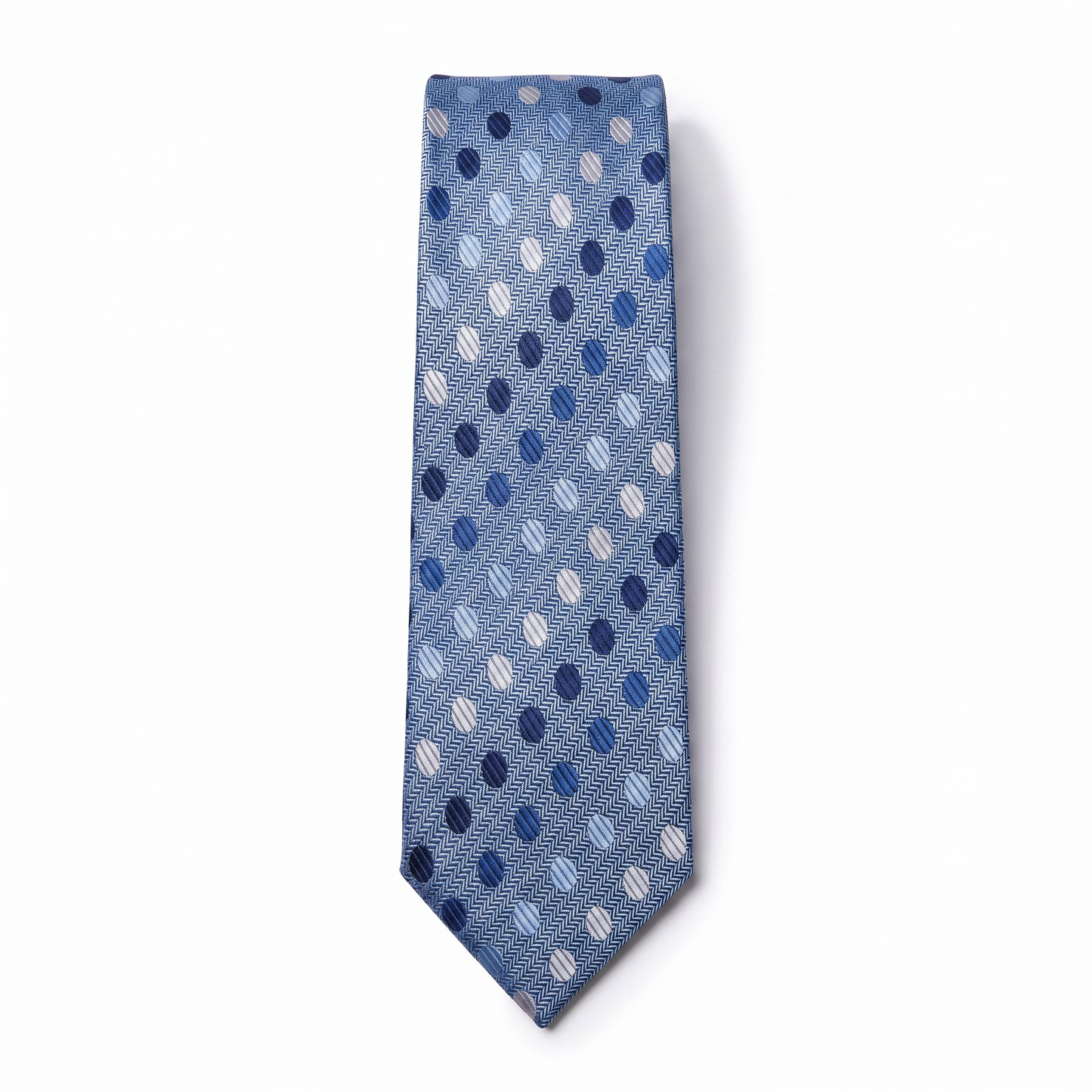 The Azure Blue Lattice Tie