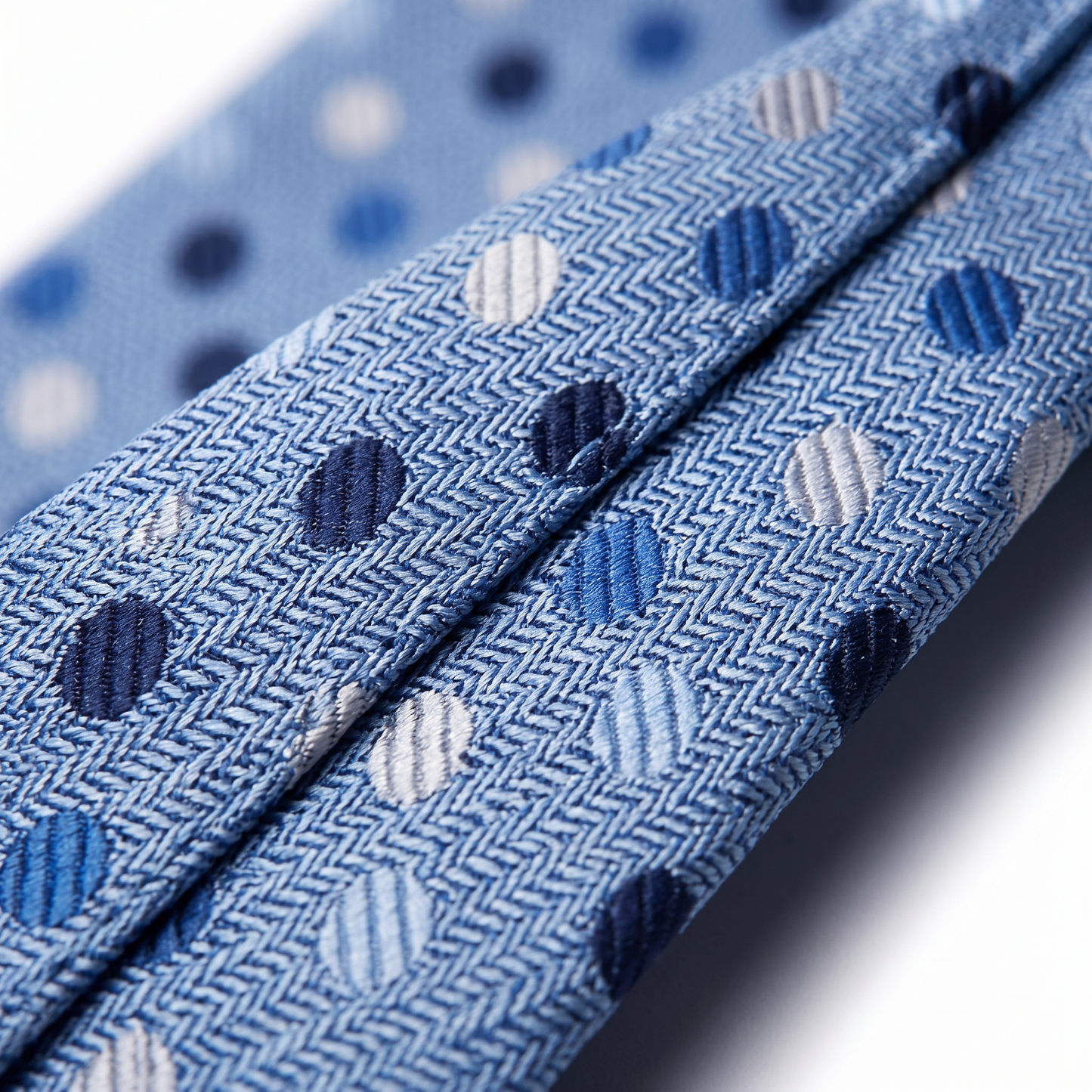 The Azure Blue Lattice Tie