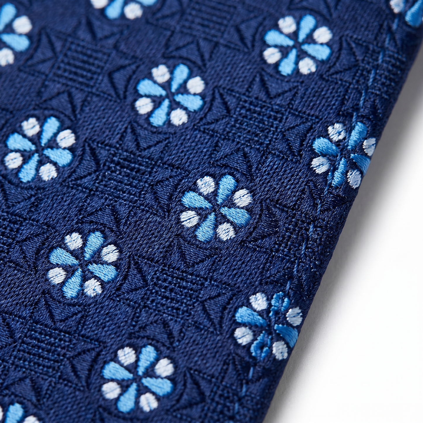 The Sapphire Floral Tie