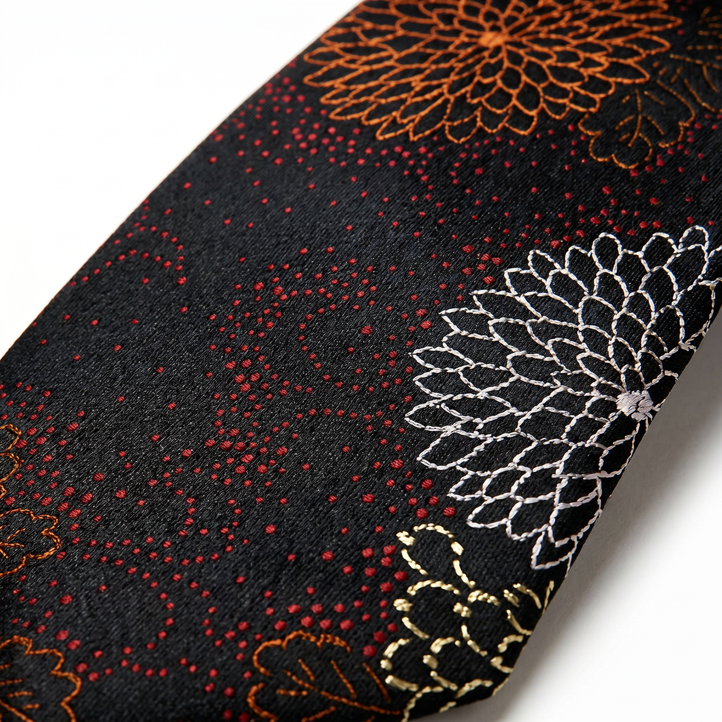 The Midnight Bloom Tie