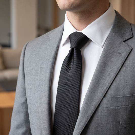 The Onyx Texture Tie